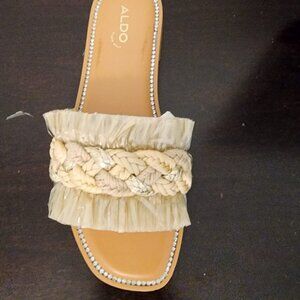 ALDO Women's Rattana Flat Sandal (Size 7.5)